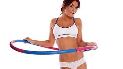 a hoop for weight loss on the abdomen and sides