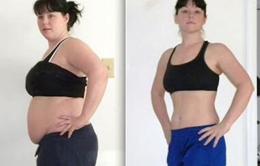 Diet by hour before and after photos