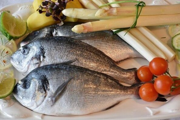 Fish with vegetables for weight loss